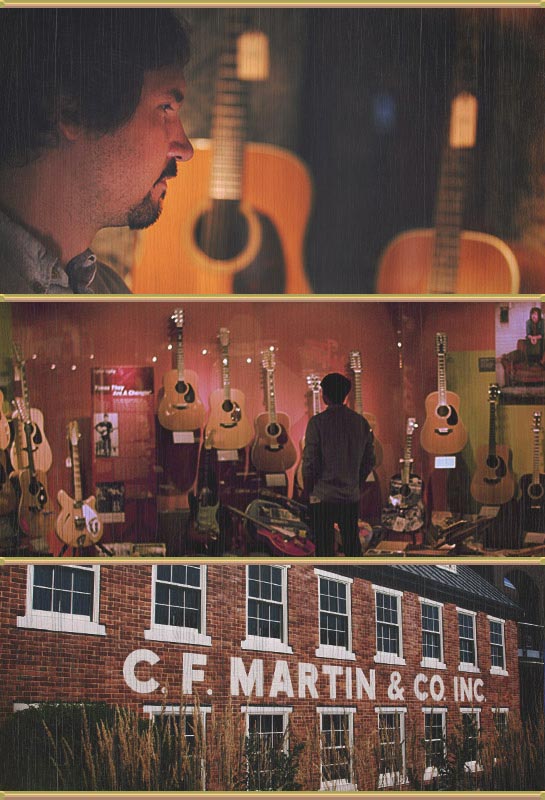 The Martin Guitar factory, located in Nazareth, Pennsylvania.