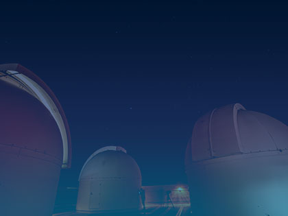 A photo of Penn State telescopes